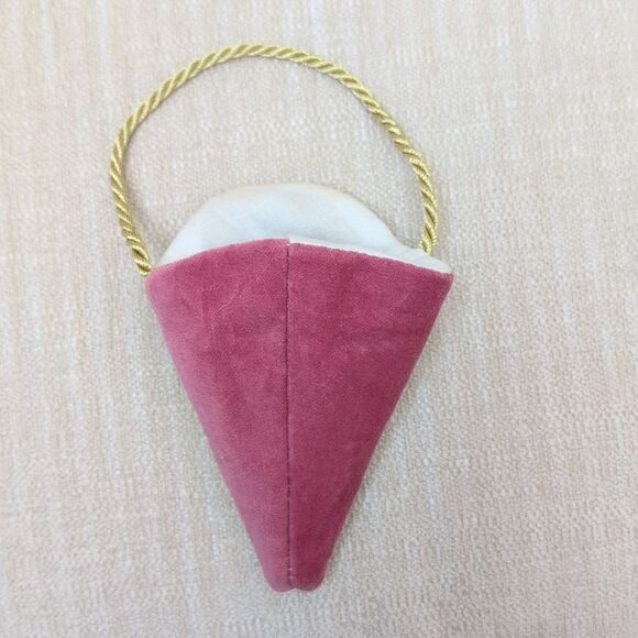 Vintage Petit Point Floral Needlepoint Scissors Case Hanging Ornament - Picture 2 of 11